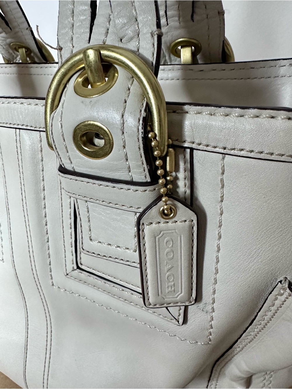 Coach Soho Mia Braided Leather Tote — A timeless Y2K classic!